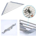 Modculina Triangle Dish Drying Rack – Space-Smart Foldable Corner Organizer